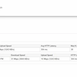 Foto hasil bandwidth check