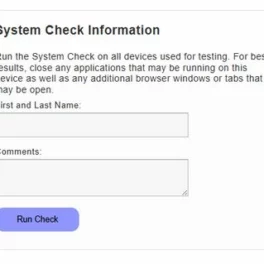 Klik Run Check untuk system check